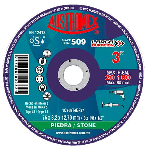 DISCO CORTE CONCRETO 3" # 509