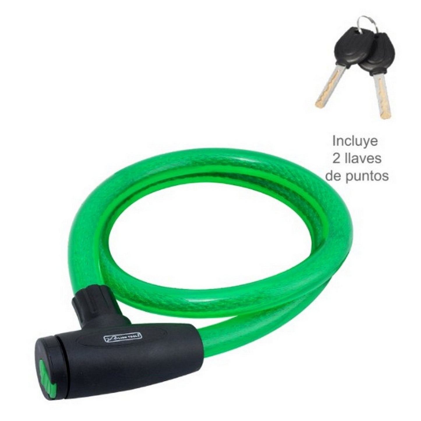 CANDADO CABLE DE 20mm x 1.20m USO RUDO