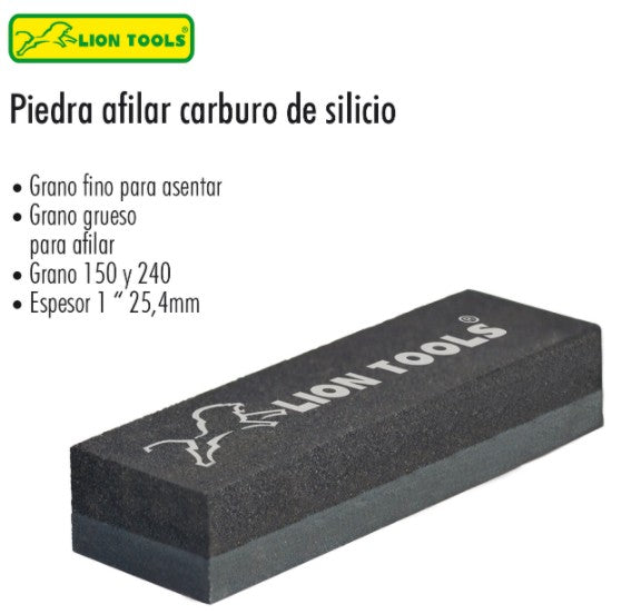 PIEDRA AFILAR 6" CARBURO DE SILICIO