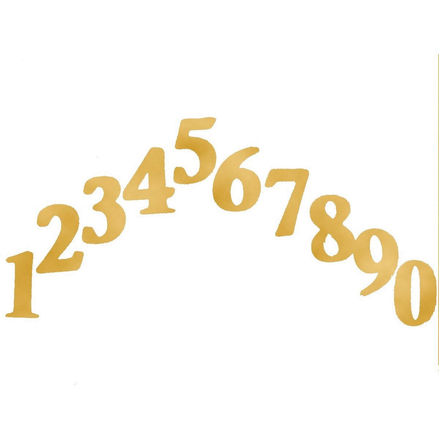 NUMERO 0 DORADO