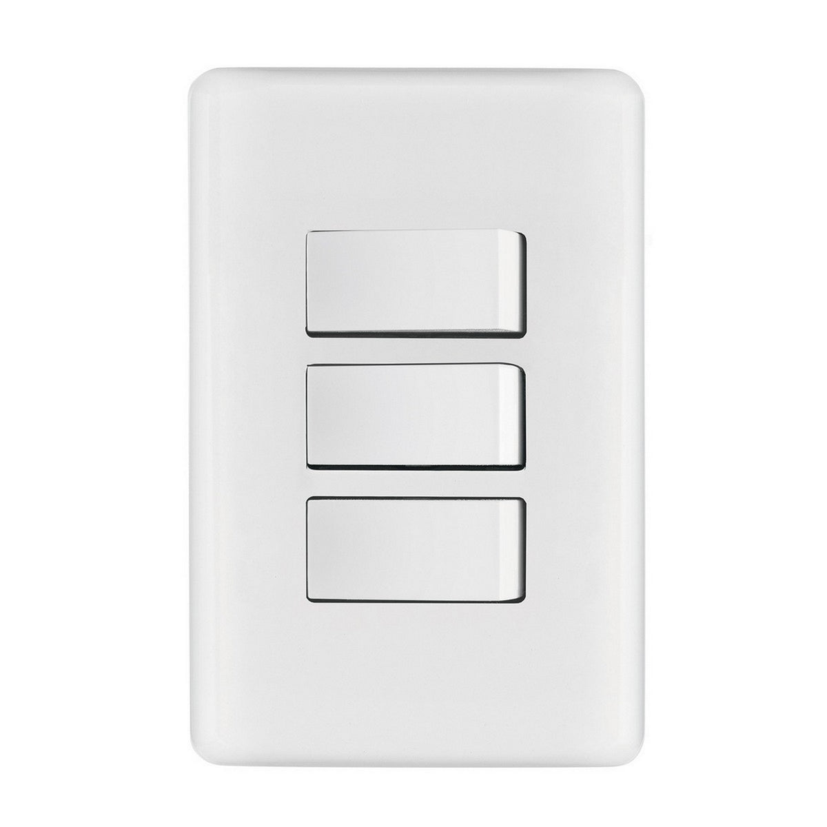 PLACA ARMADA C/3 APAGADOR SENCILLO BCO