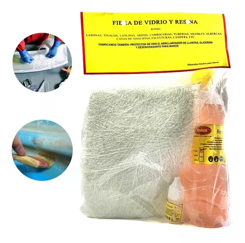 KIT DE REPARACION FIBRA DE VIDRIO 250 g