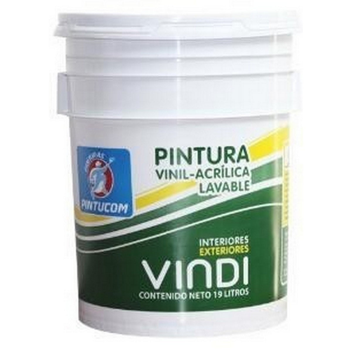 PINTURA VINILICA NARANJA 4 L