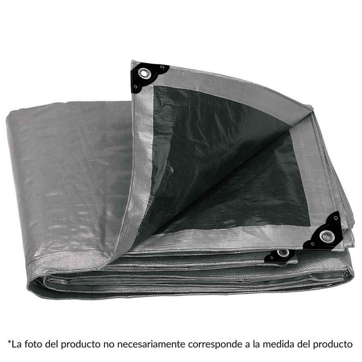 LONA USO RUDO GRIS 4 x 5 m