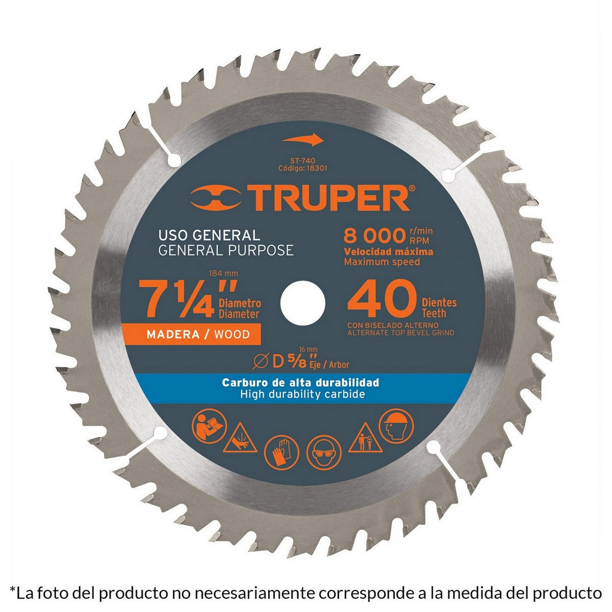 SIERRA PARA MADERA 7 1/4" 24 DIENTES