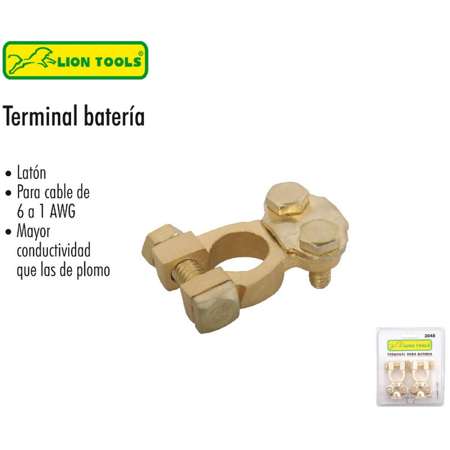 TERMINAL PARA BATERIA DE BRONCE 2 PZ