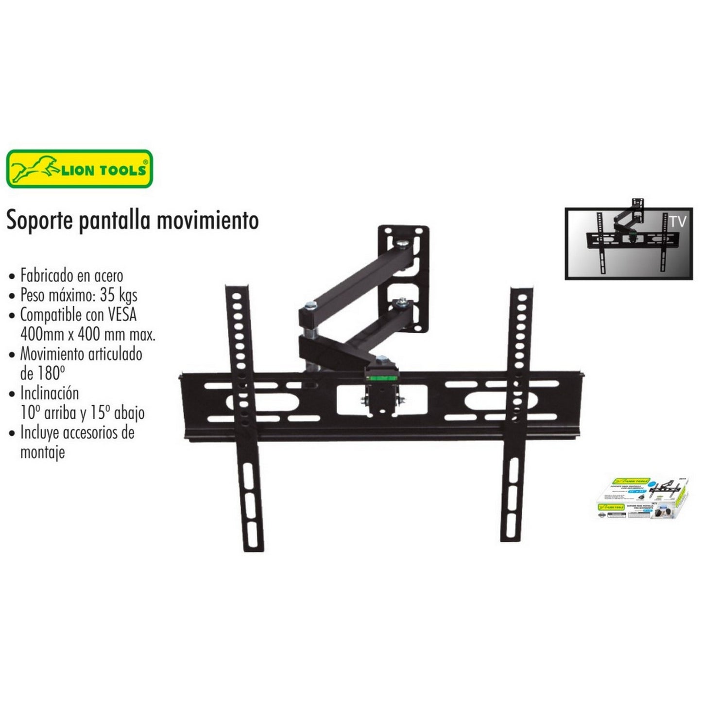SOPORTE PARA PANTALLA 22" A 55" MOVIBLE