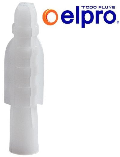 TAQUETE DE PLASTICO BLANCO 5/16" C/75pz