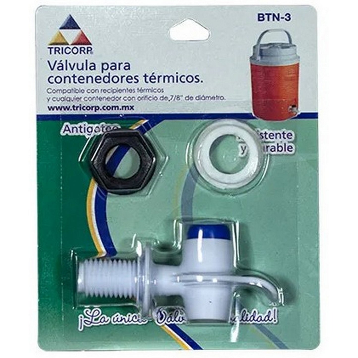 VALVULA BLANCA BOTON ROJO P/TERMOS