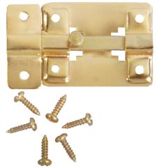 PASADOR SOBREPONER LATON 9CM CON PIJAS