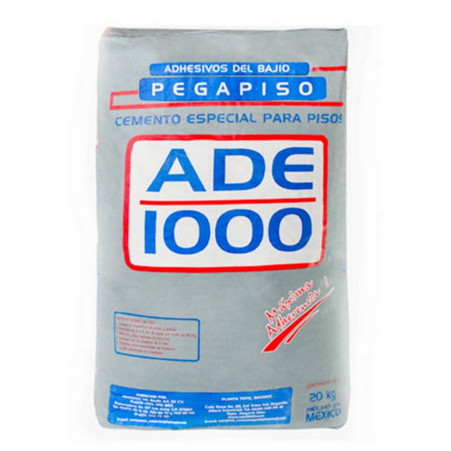 PEGA PISO GRIS 20 kg ADE1000