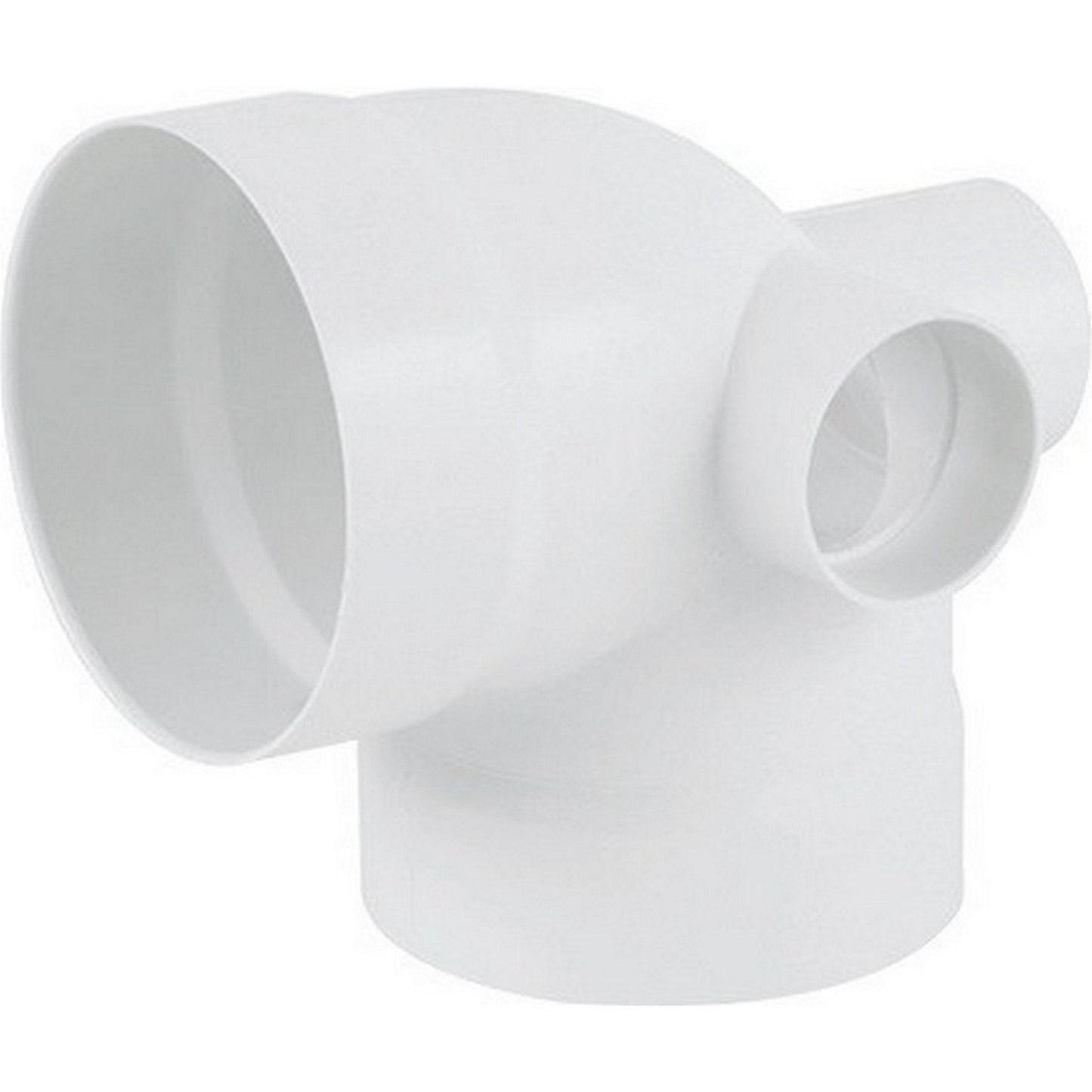CODO PVC 4"x90° SALIDA LATERAL Y TRAS 2"