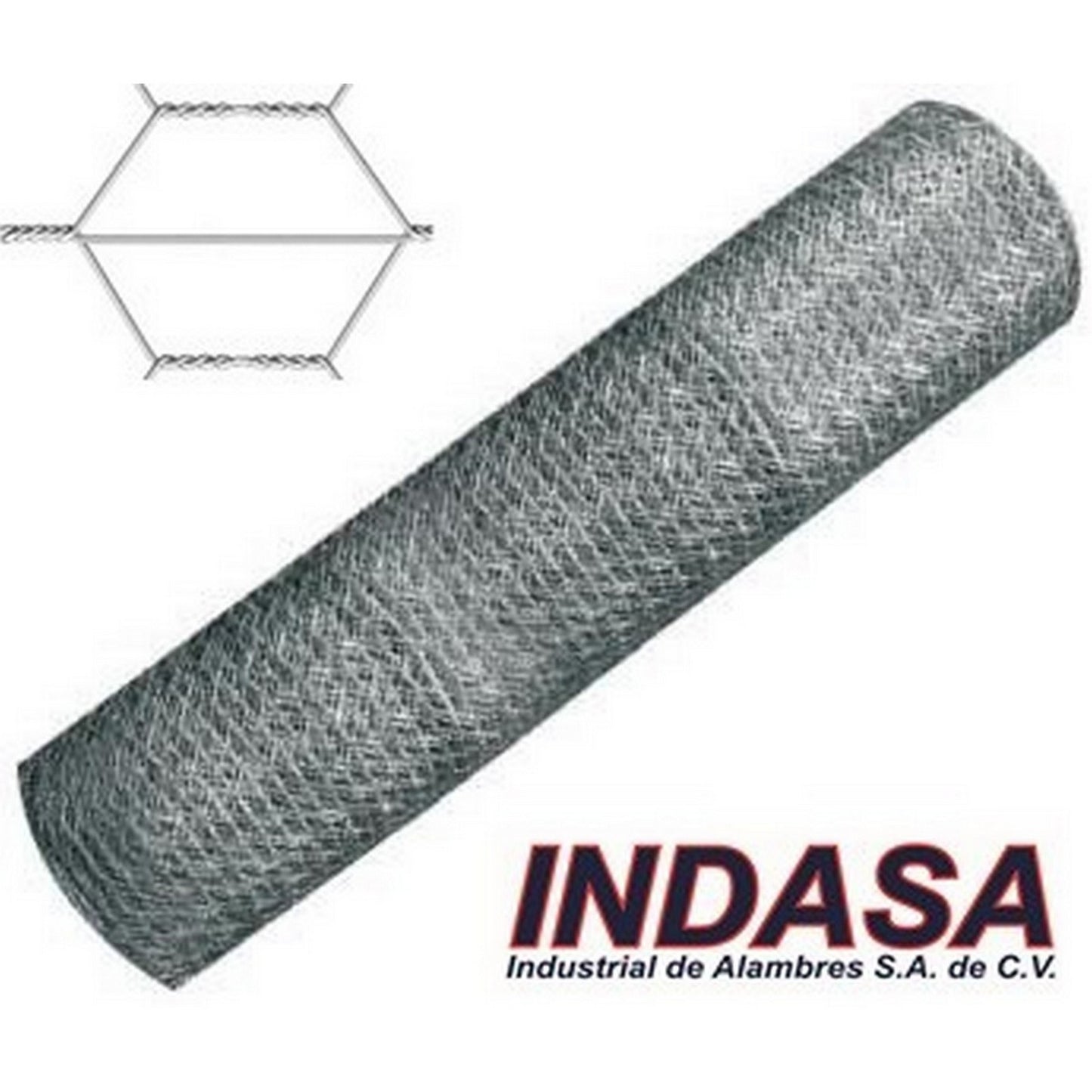 RED HEXAGONAL 25mm x 1.50m CAL 22 DE 45m