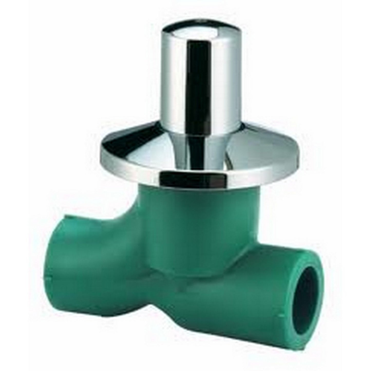 LLAVE DE EMPOTRAR VERDE TPLUS 1/2" C/2pz