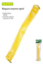 MANGUERA AIRE NEUM. ESPIRAL 1/4" x 15 mt