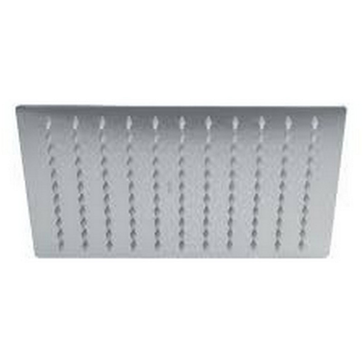 REGADERA A.INOX. CUADRADA DE 10" S/BRAZO