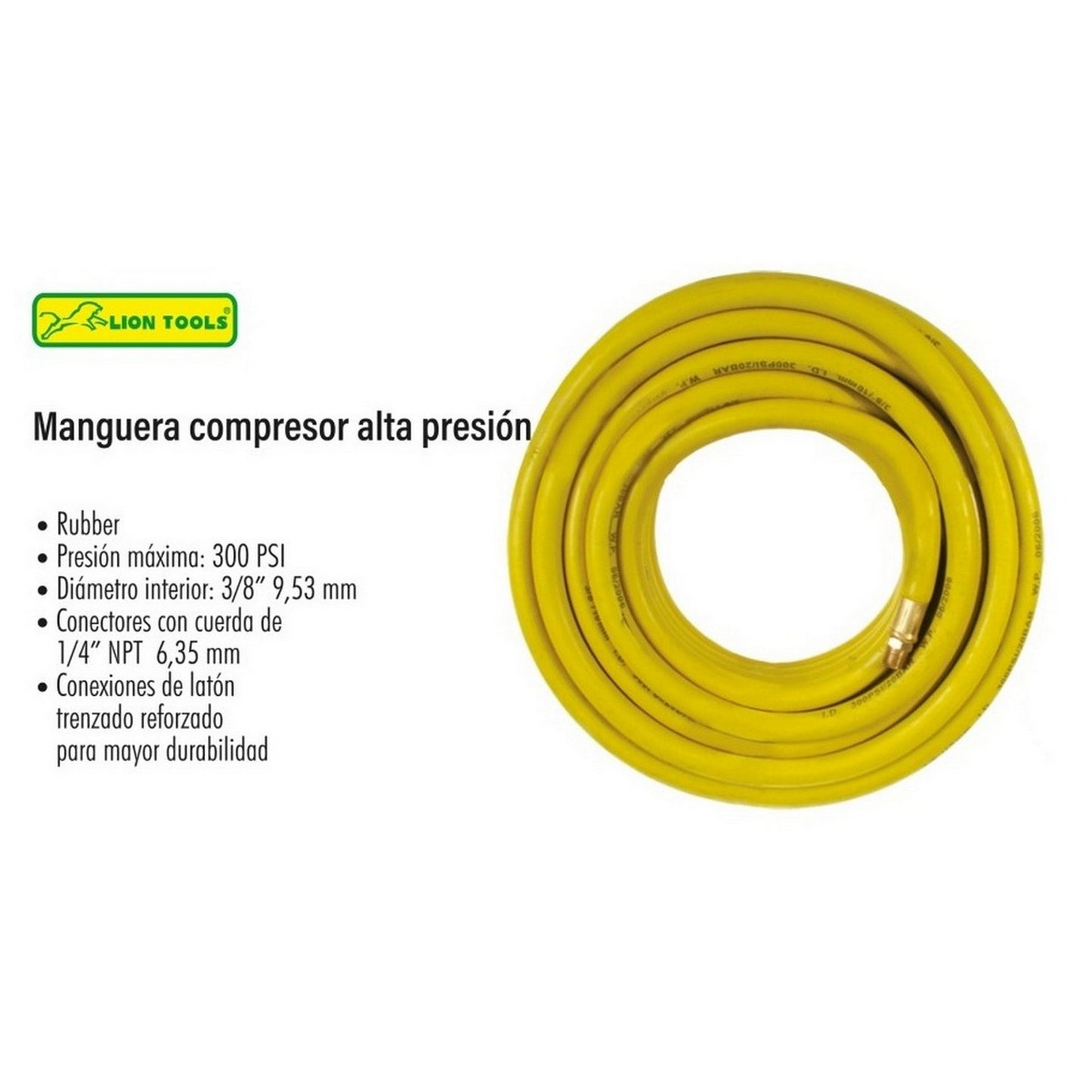 MANGUERA COMPRESOR 3/8" X 15 m