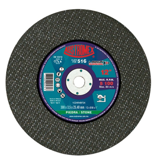 DISCO 12" CORTE CONCRETO #516