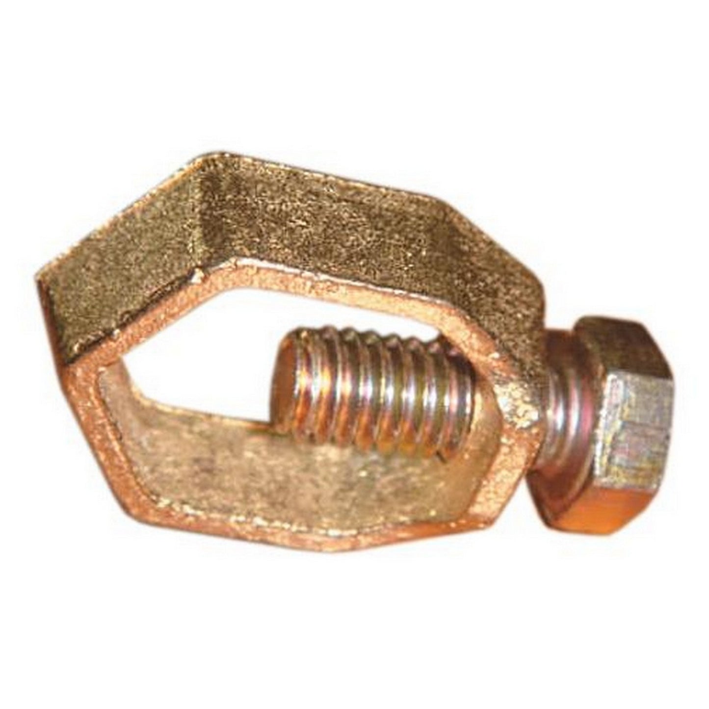CONECTOR PARA VARILLA P/TIERRA DE BRONCE
