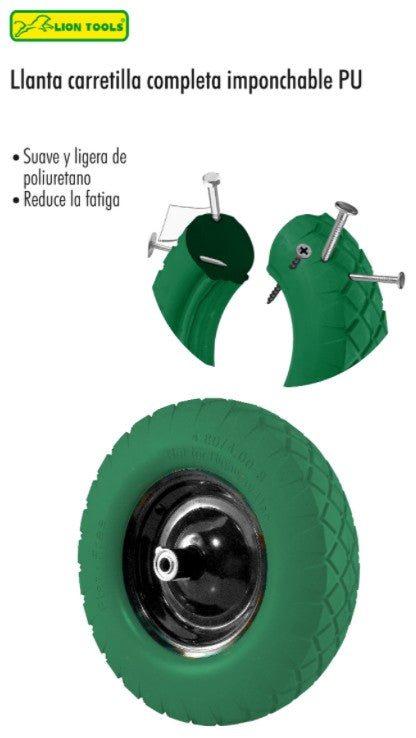 RUEDA PARA CARRETILLA IMPONCHABLE 16"