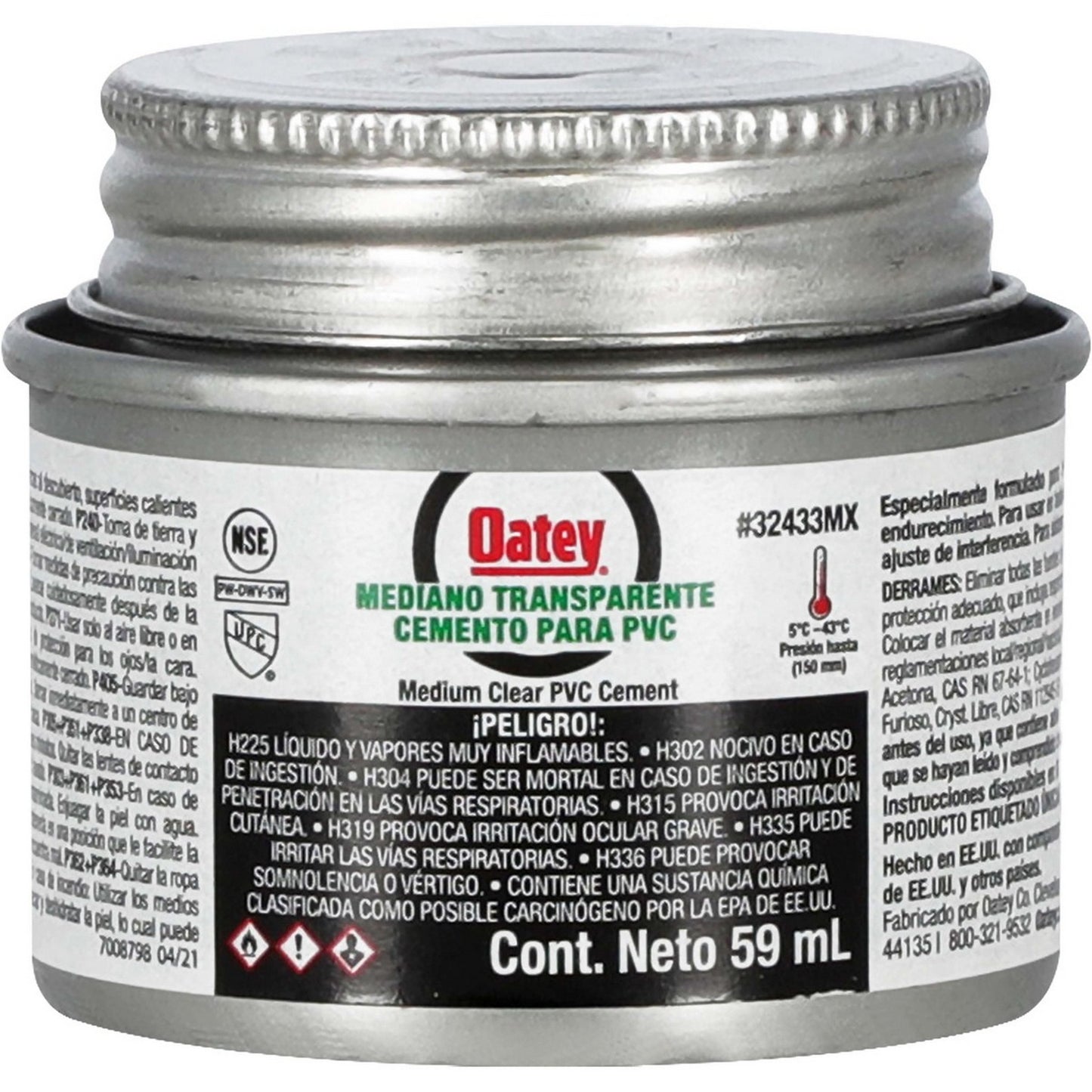 PEGAMENTO PVC TRANSP. MEDIANO 59 ml