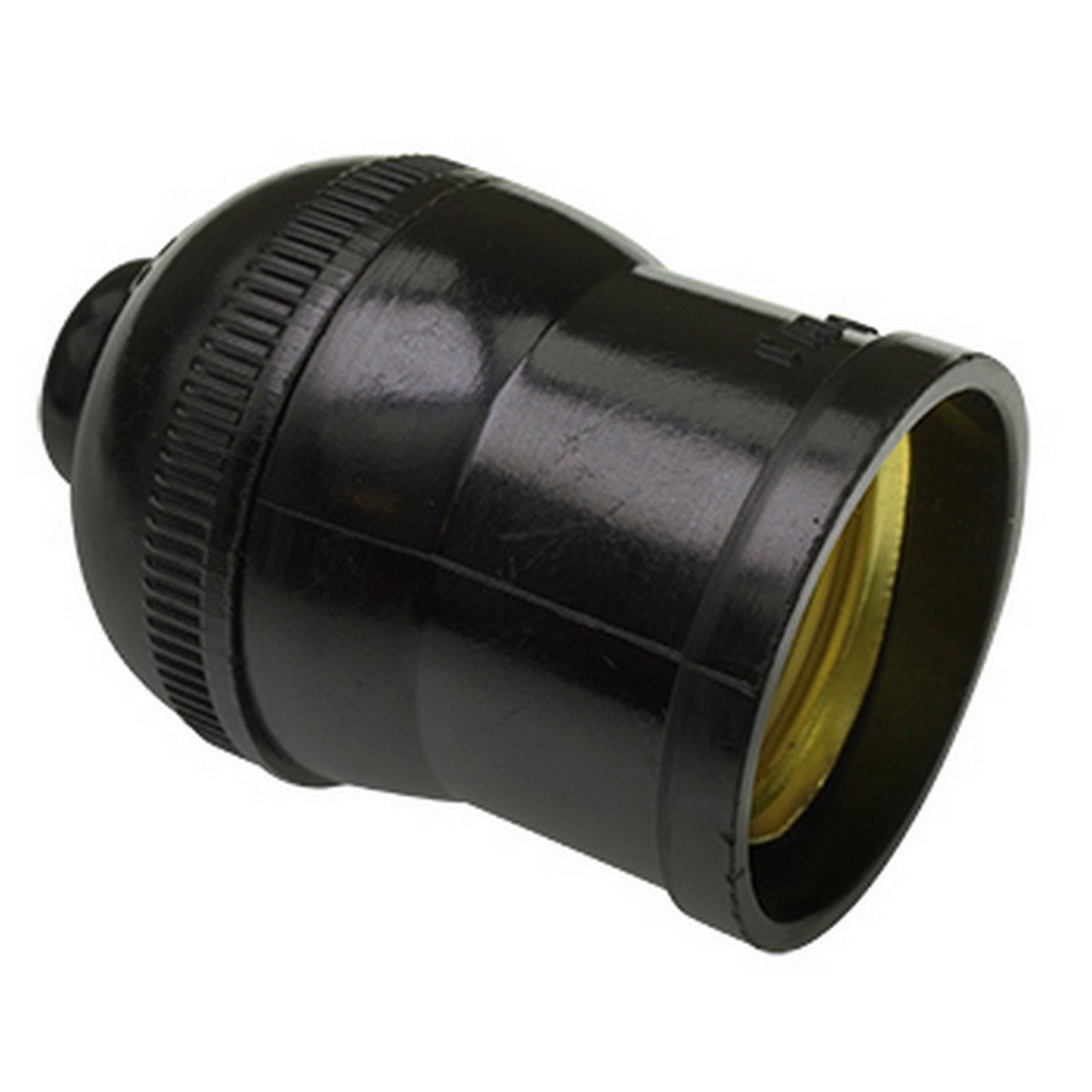 PORTALAMPARA BAQUELITA SENCILLO NEGRO