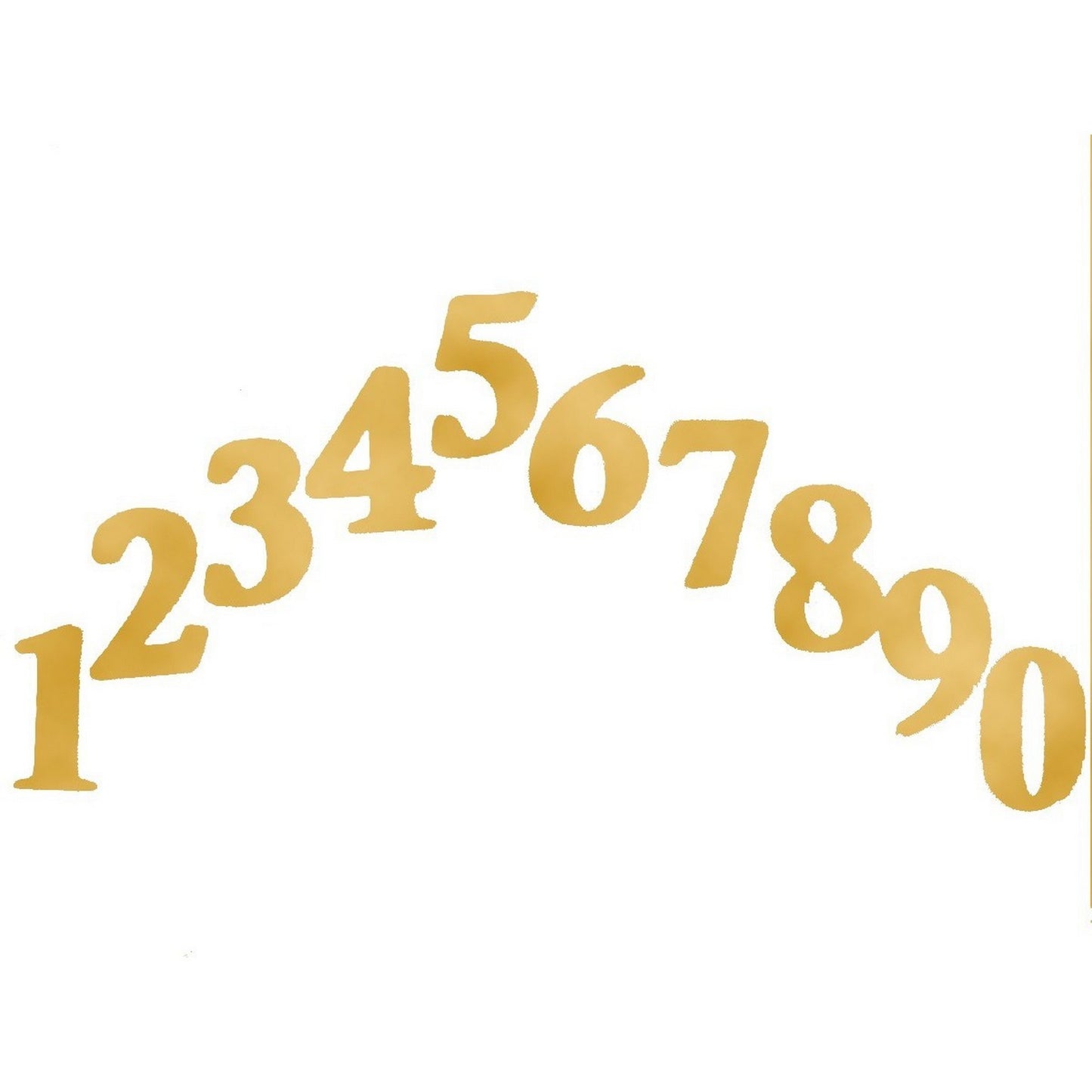 NUMERO 3 DORADO