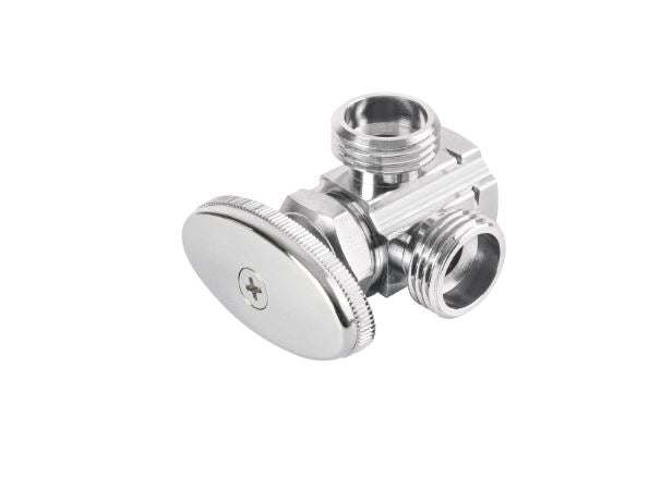 LLAVE ANGULAR 1/2" DOBLE SALIDA ROSCABLE