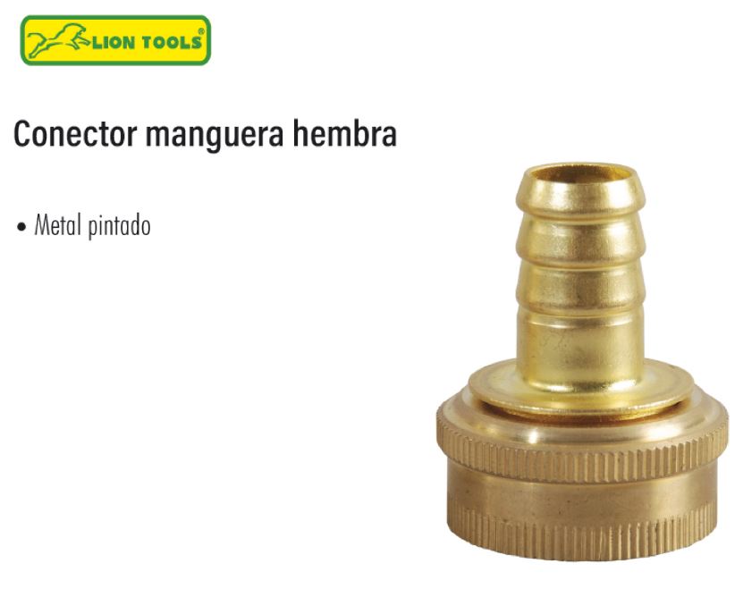 CONEXION HEMBRA LATON MANGUERA 1/2"