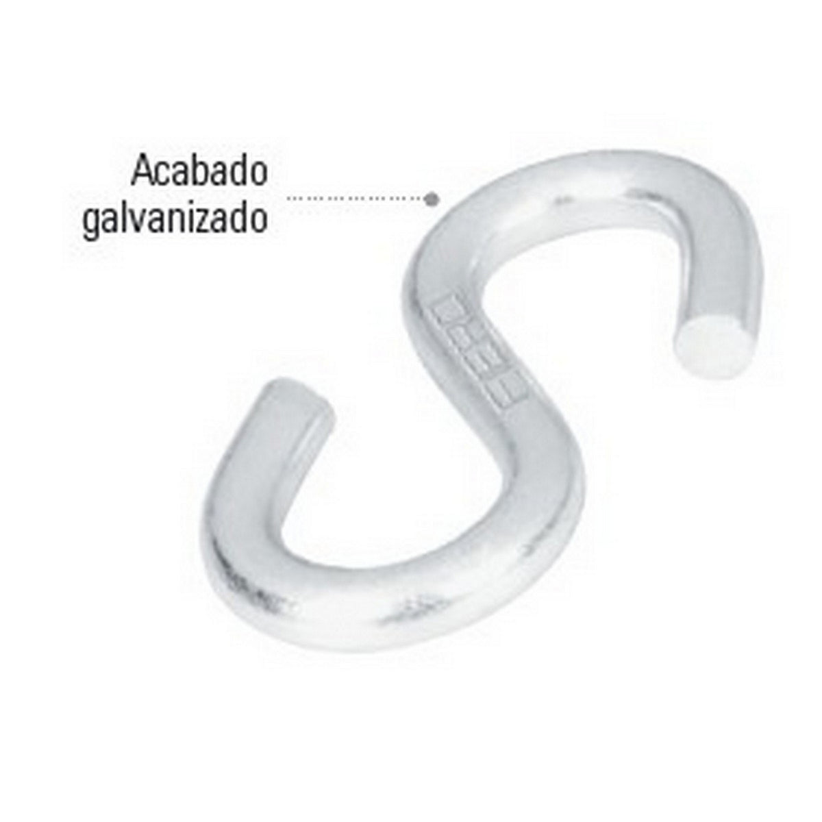 GANCHO "S" DE ACERO 5/16"