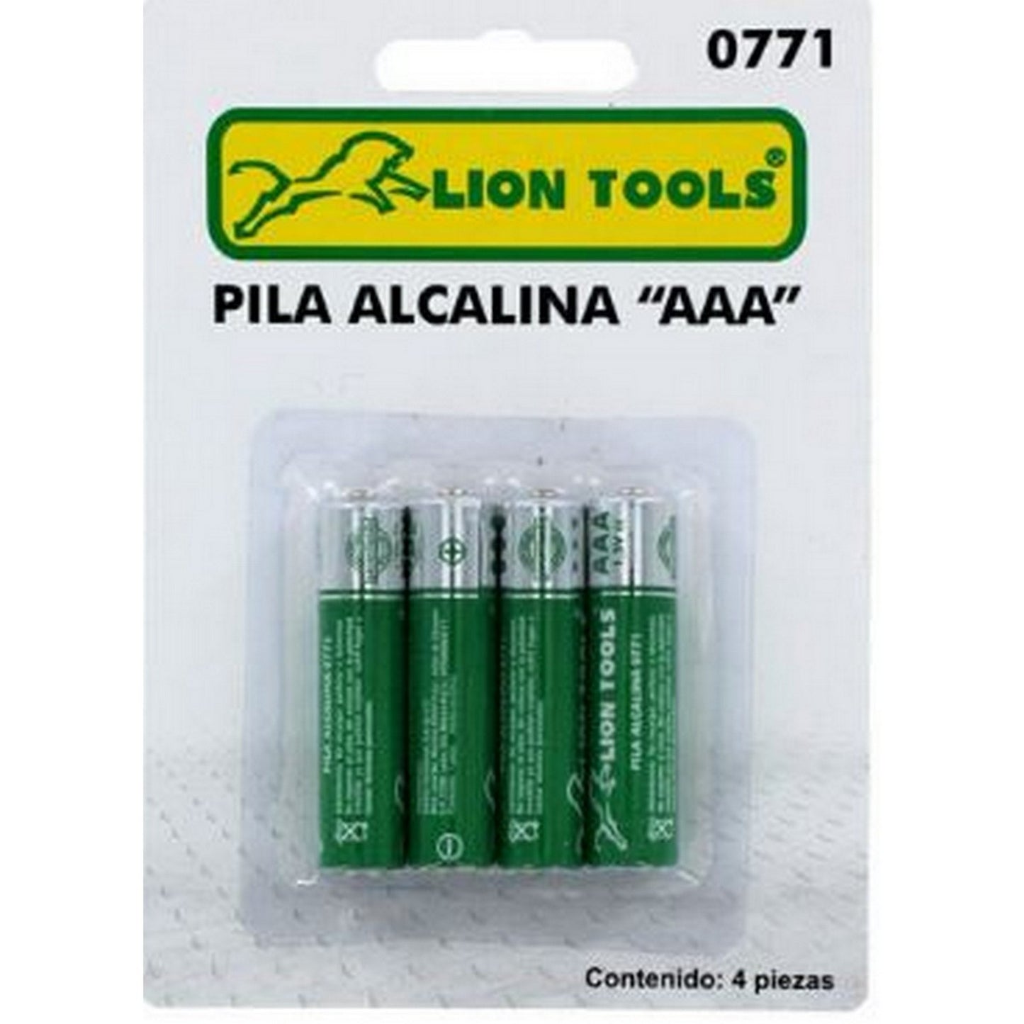 PAQUETE PILA ALCALINA "AAA" C/4 PIEZAS
