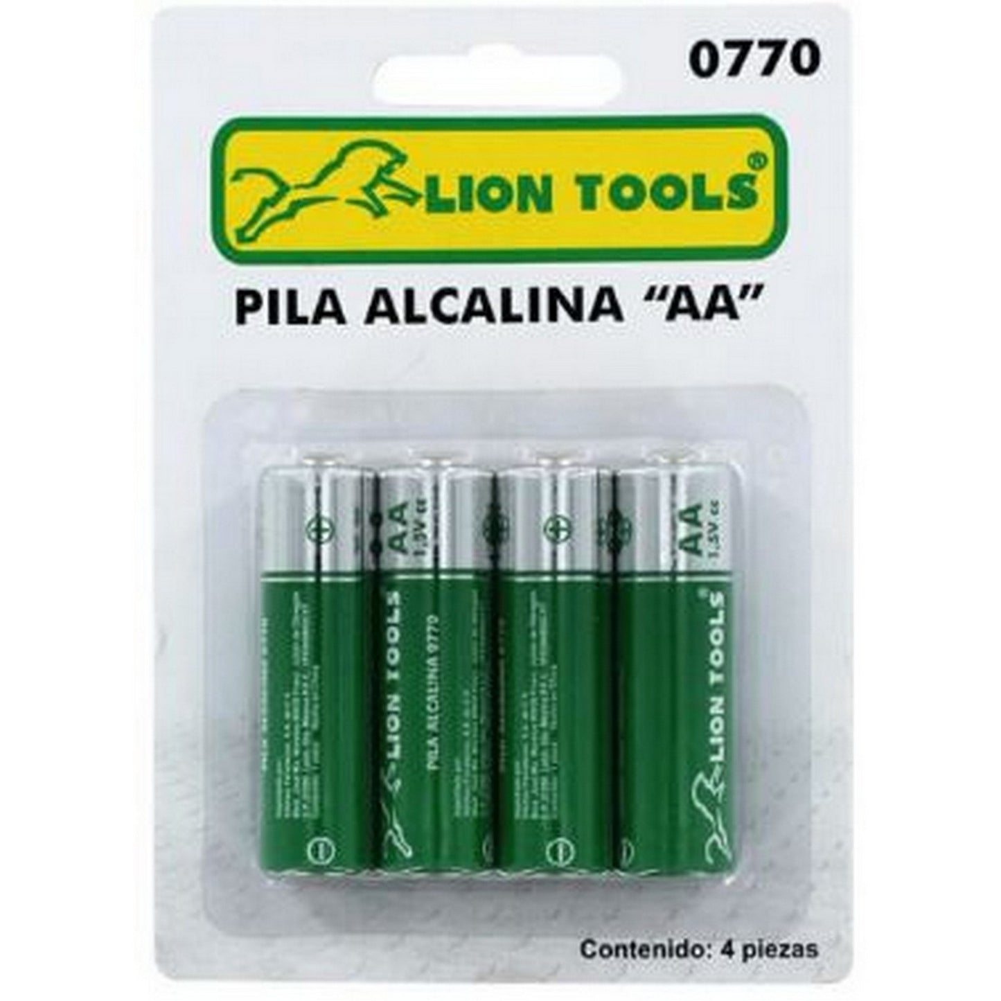 PAQUETE PILA ALCALINA "AA" C/4 PIEZAS