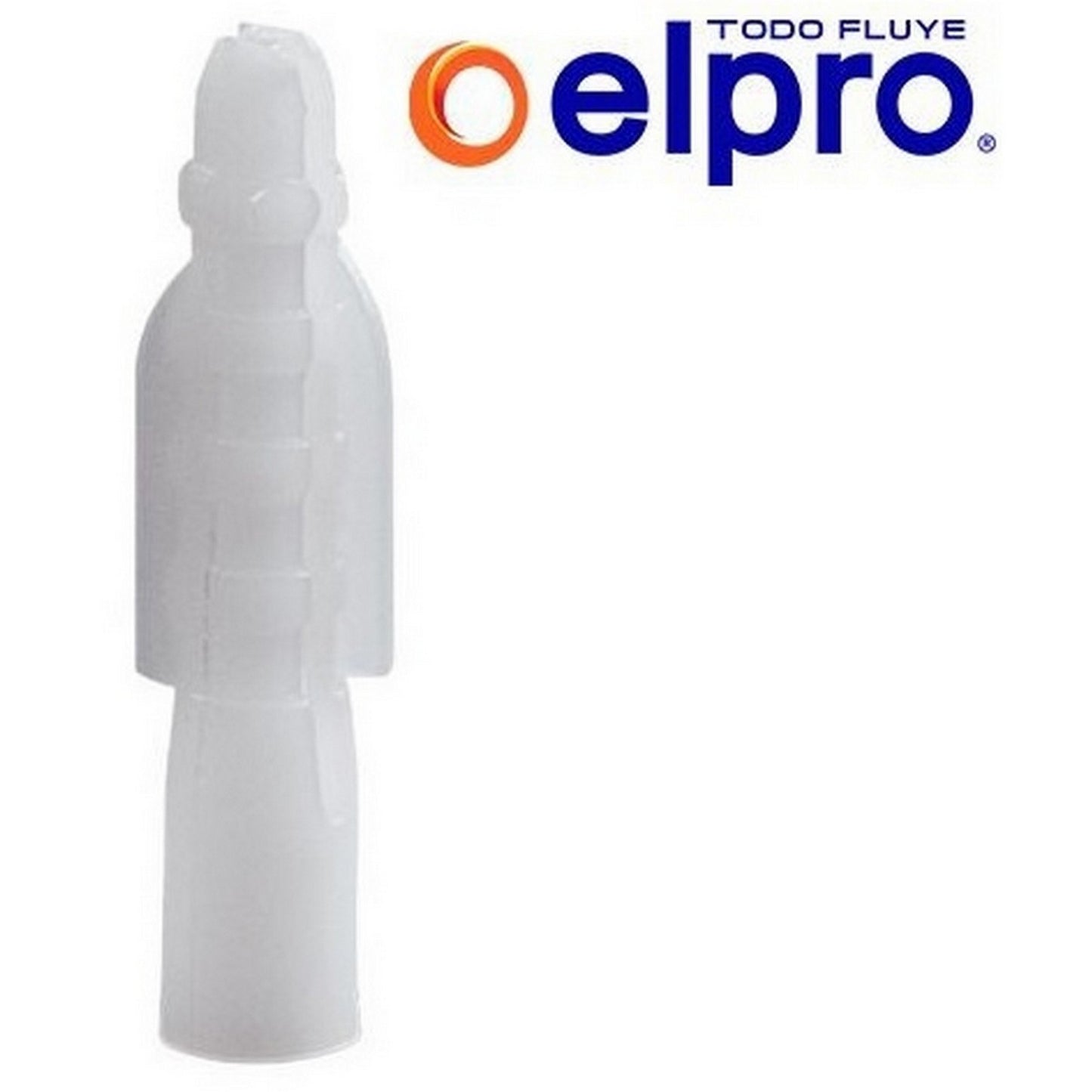 TAQUETE DE PLASTICO BLANCO 1/4" C/100pz