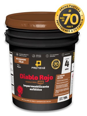 IMPERMEABILIZANTE DIABLO ROJO "ASB" 19 L
