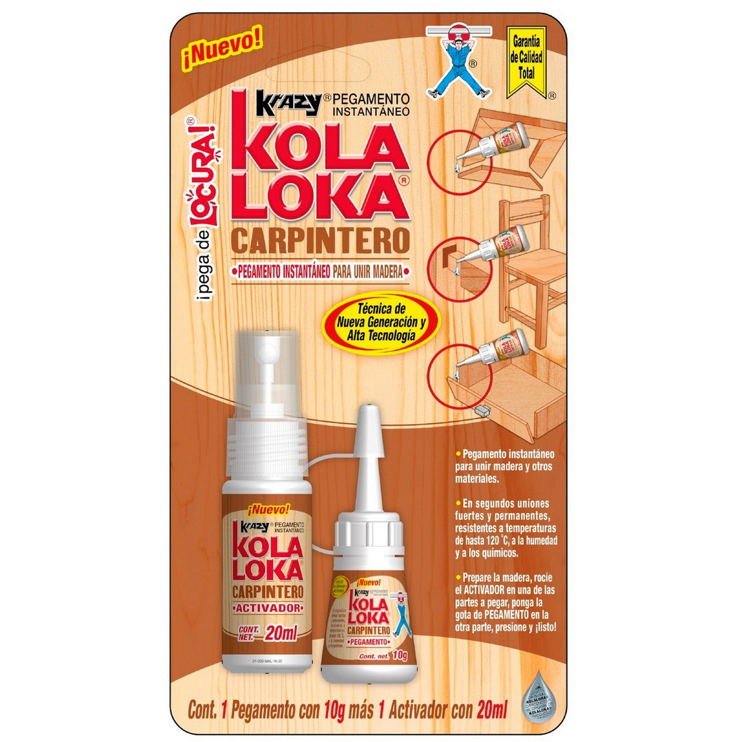 PEGAMENTO KL-CARPINTERO 10 g BLISTER