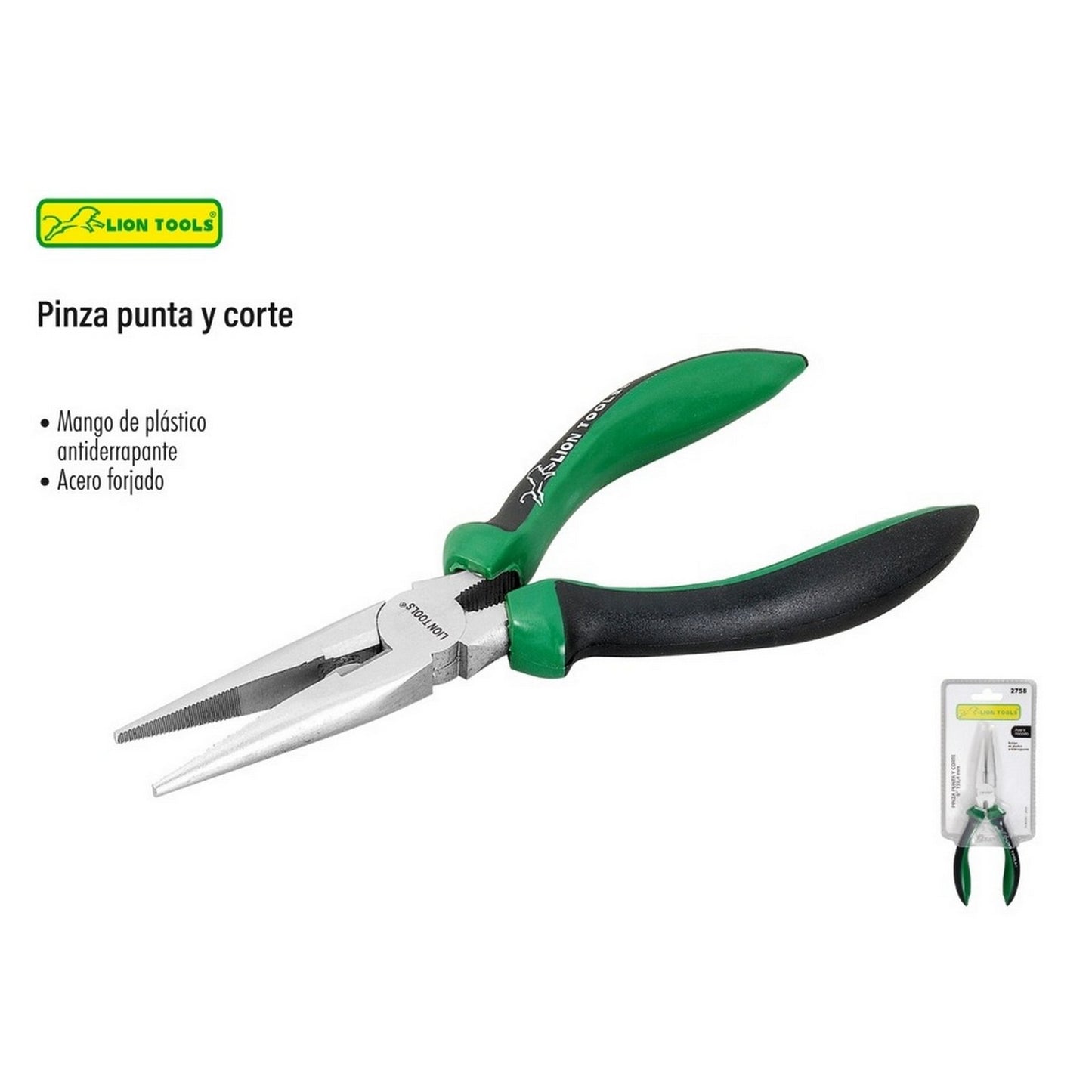 PINZA PUNTA Y CORTE 8"