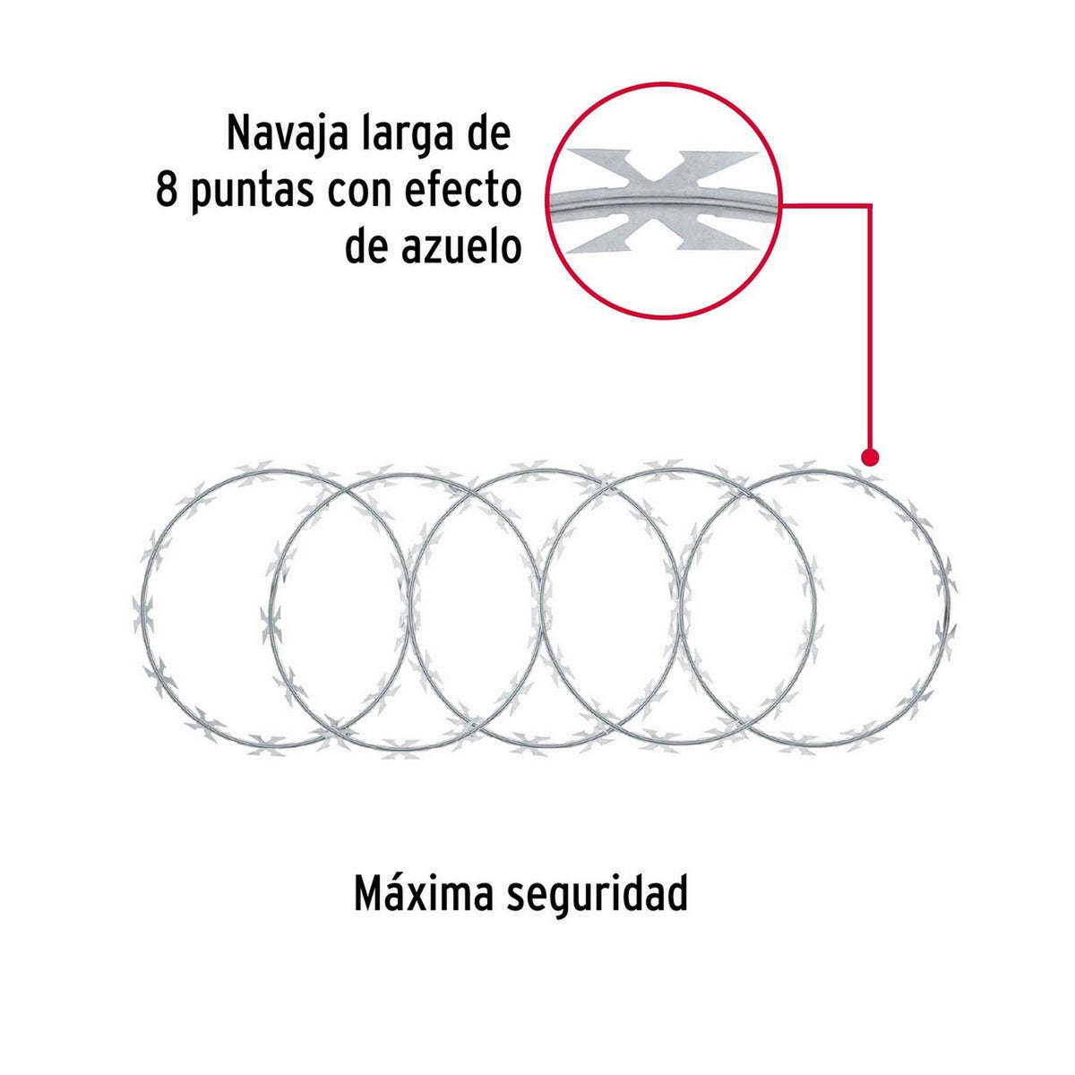 CONCERTINA MAXIMA SEGURIDAD D 45cm x 8 m
