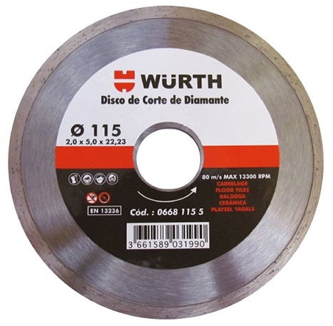 DISCO DIAMANTE CONTINUO 4-1/2"