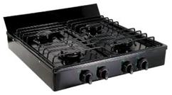 ESTUFA DE GAS 4 QUEMADORES NEGRO