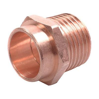 CONECTOR COBRE ROSCA EXTERIOR 1"
