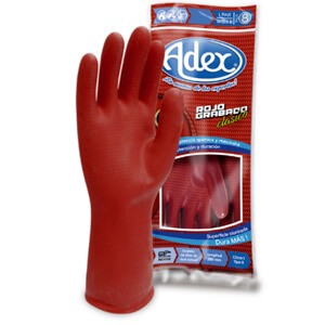 GUANTE ROJO GRABADO # 9