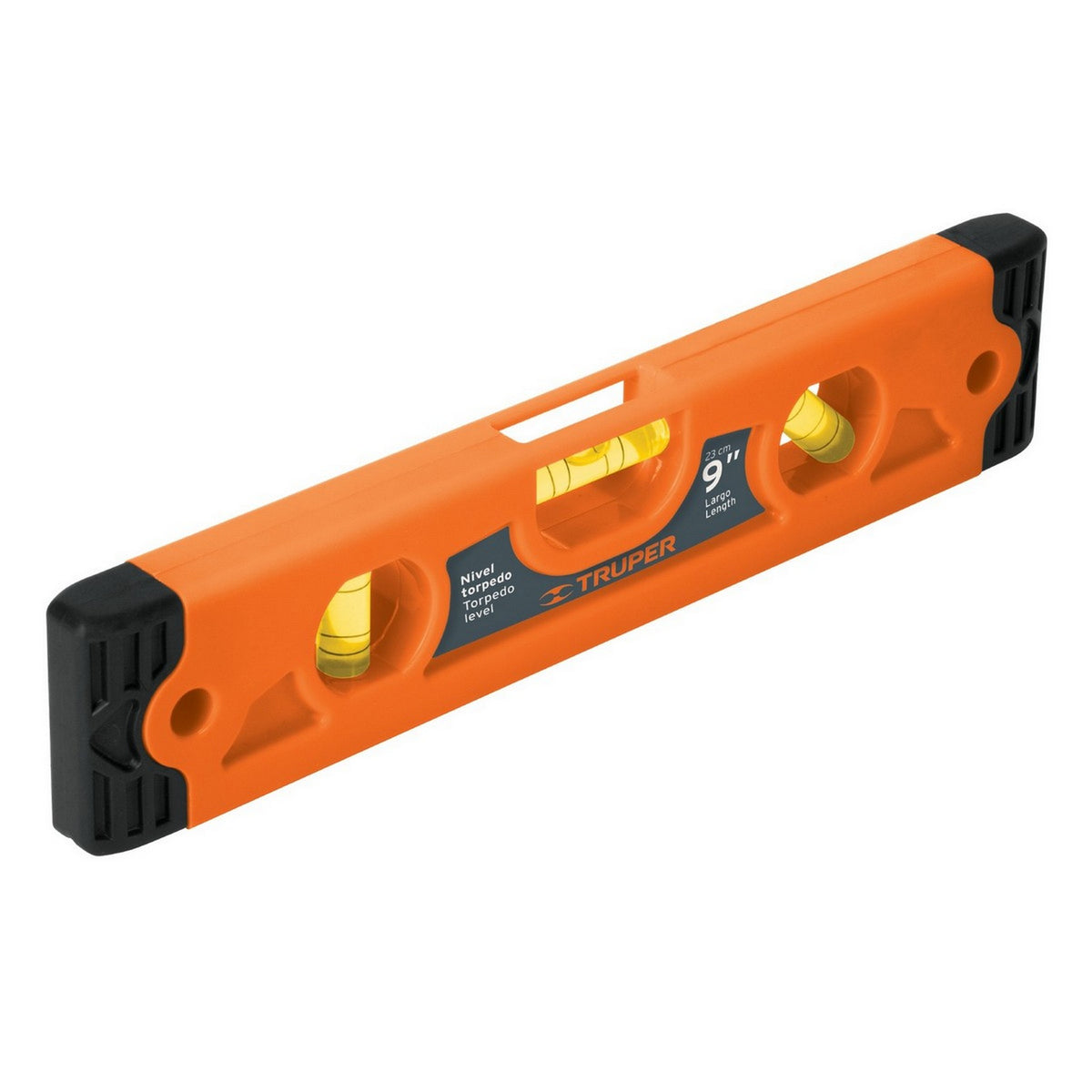 NIVEL TORPEDO MAGNETICO 9" CUERPO PLASTI
