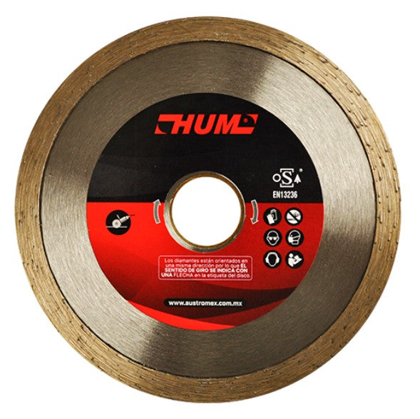 DISCO DIAMANTE CONTINUO 4-1/2" HUM #2556