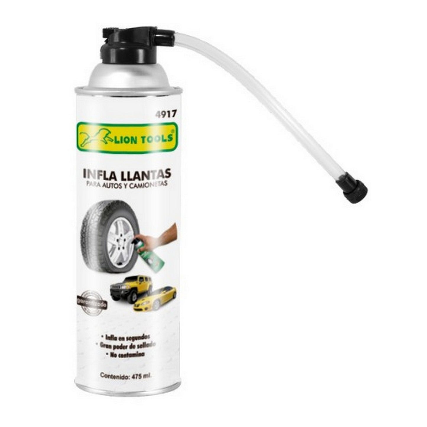 INFLADOR Y SELLADOR DE LLANTAS 475 gr
