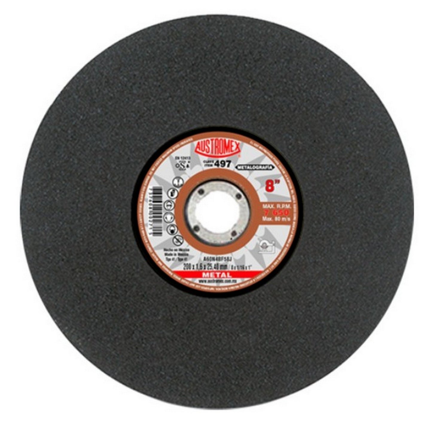 DISCO CORTE METAL 8" #497