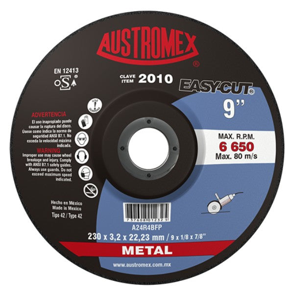 DISCO CORTE METAL 9" #2010