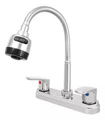 MEZCLADORA PARA LAVABO CUELLO FLEXIBLE