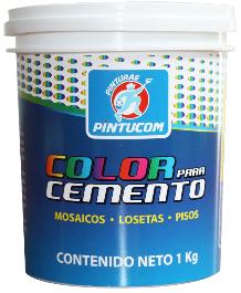 COLOR PARA CEMENTO VERDE PASTO 1 kg
