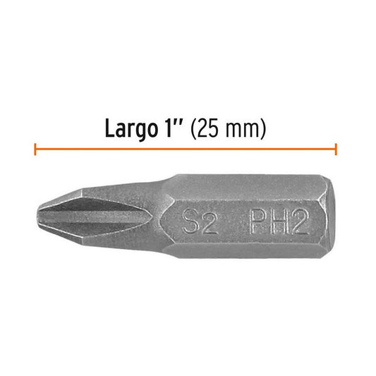 PZ PUNTA PARA DESARMADOR PHILLIPS #2 X 1
