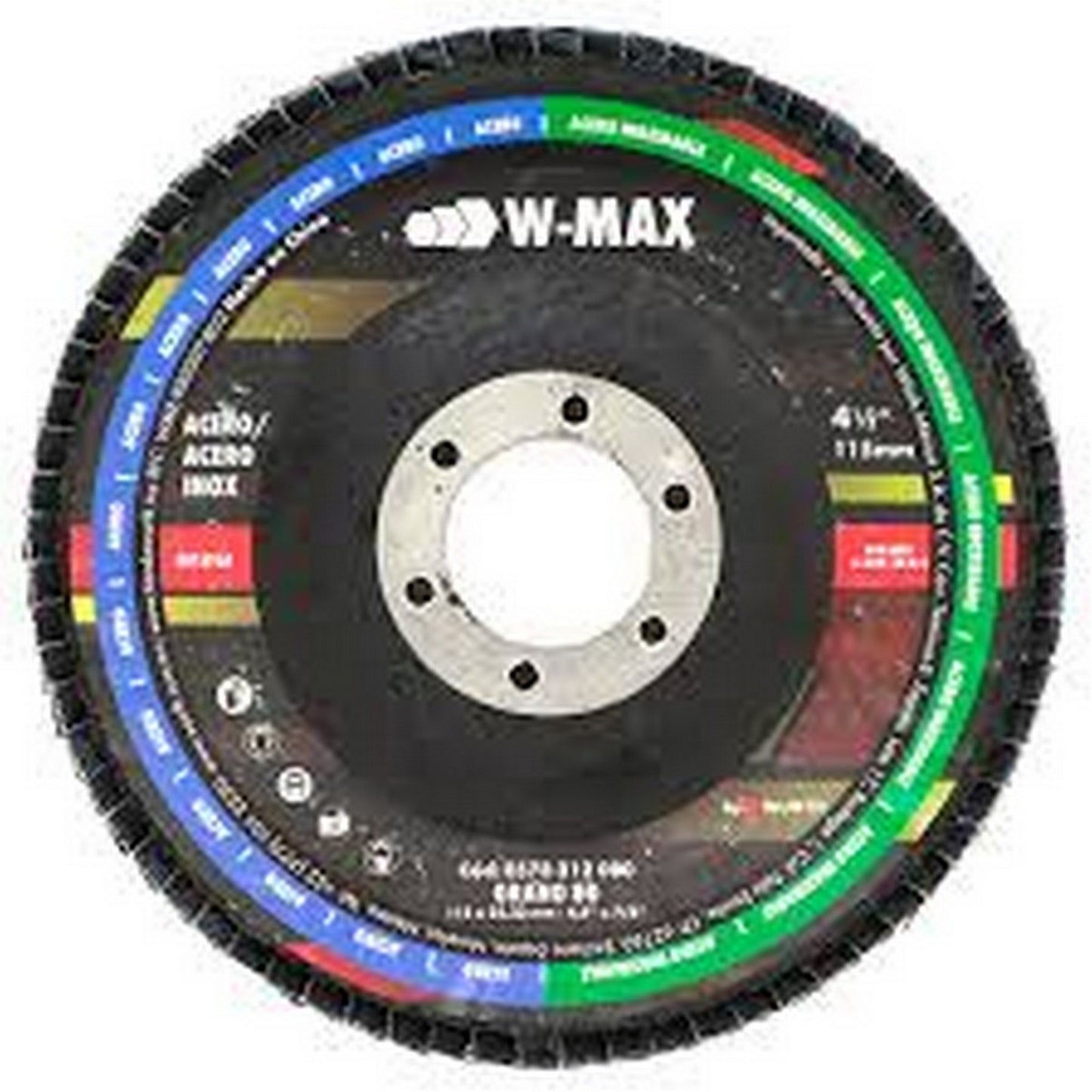 DISCO LAMINADO DE 4-1/2" GRANO 80
